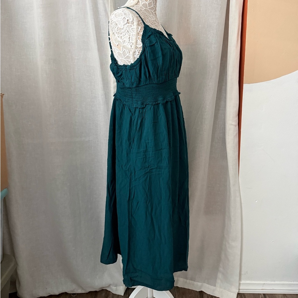 Old Navy Teal Green Midi Dress - Picture 4 of 5